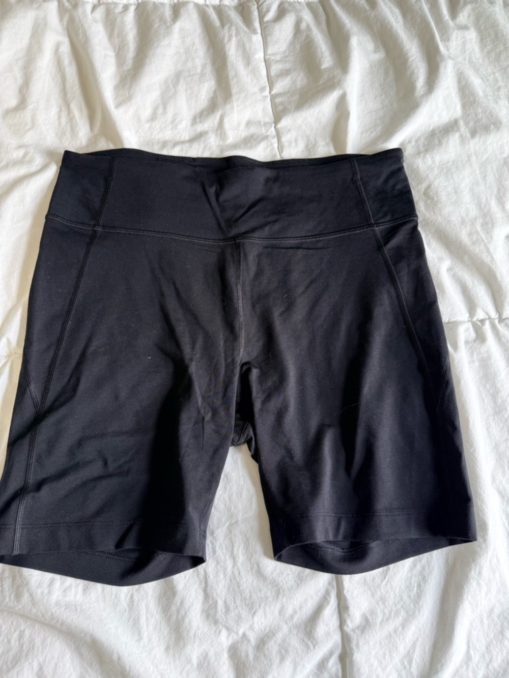 allbirds Black High-Rise Bike Shorts